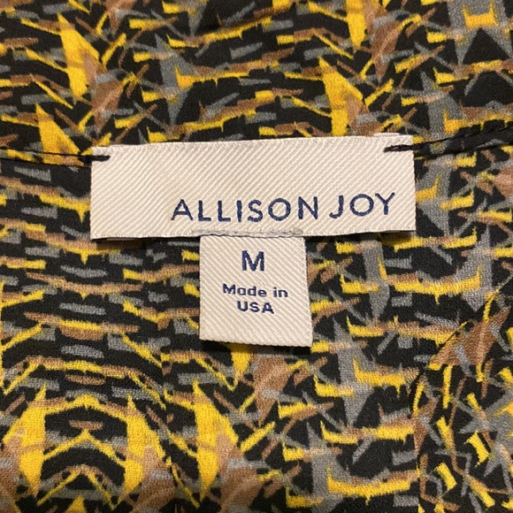 Allison Joy (Evereve) Sleeveless Smocked Bottom Button Front Top - Picture 6 of 8